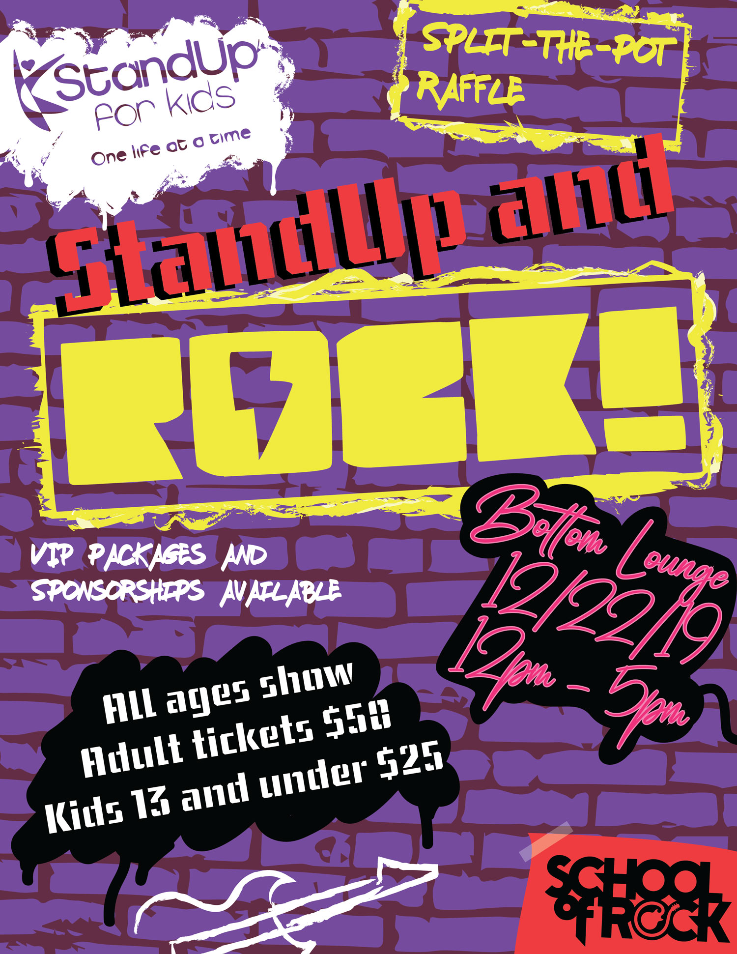 StandUp for Kids StandUp and Rock Fundraiser